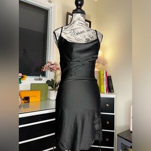 Kendal & Kylie silk slip maxi dress